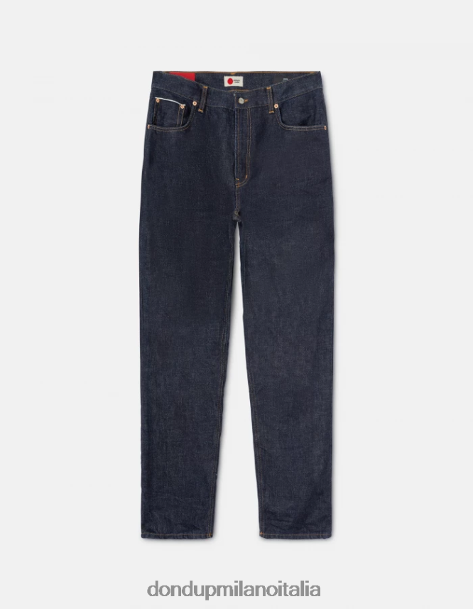 DONDUP hombres Vaqueros Ervin holgados de 34 pulgadas en denim con orillo rígido vestir azul AZX2Z0620