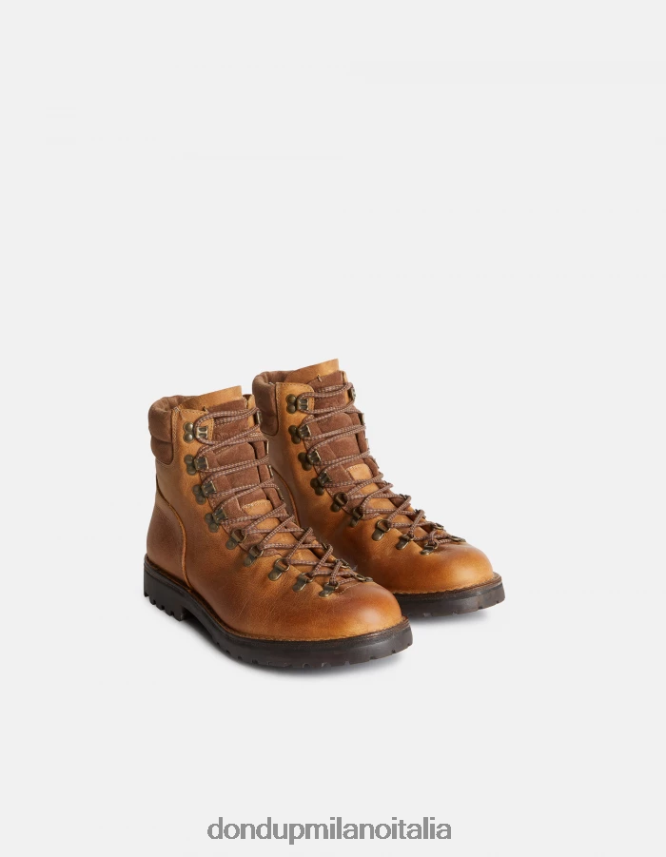 DONDUP hombres botas de nobuk calzado marrón AZX2Z0976