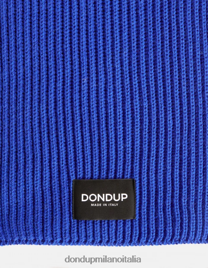 DONDUP hombres bufanda de lana accesorios azul real AZX2Z0952