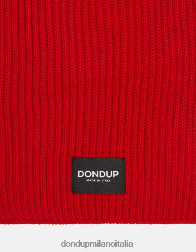 DONDUP hombres bufanda de lana accesorios rojo AZX2Z0950