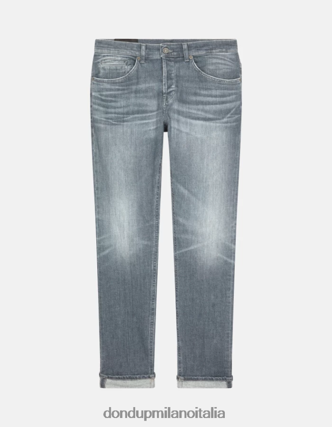 DONDUP hombres jeans ajustados george en denim elástico vestir topo AZX2Z0619