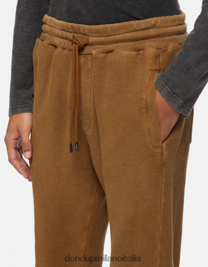 DONDUP hombres joggers regular fit de lana vestir noche AZX2Z0708