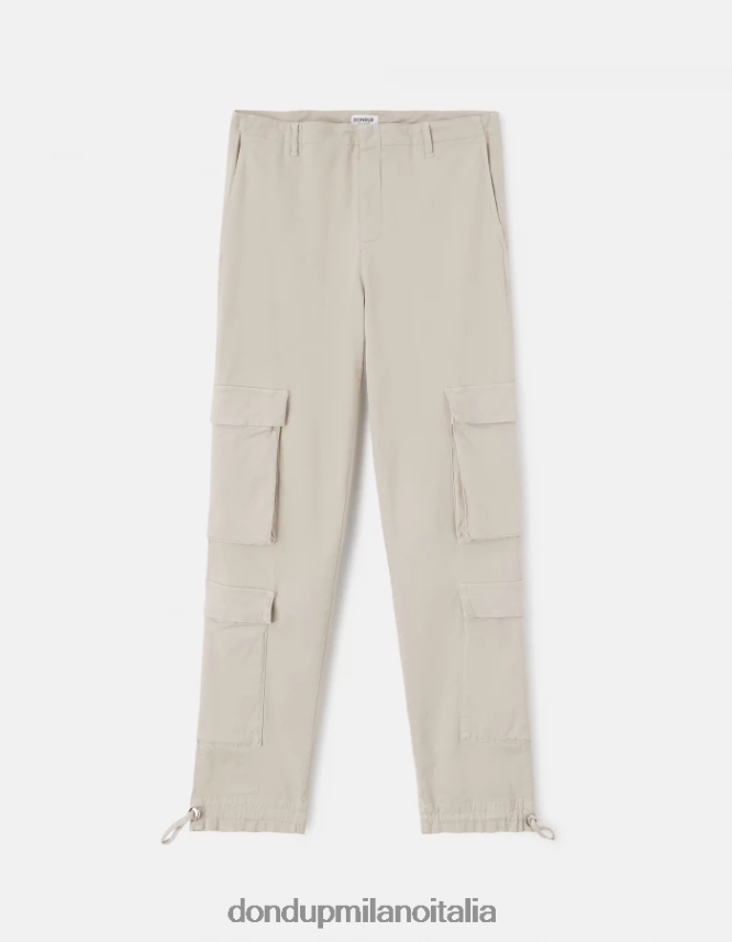 DONDUP hombres pantalones cargo ken de algodón vestir livito AZX2Z0694