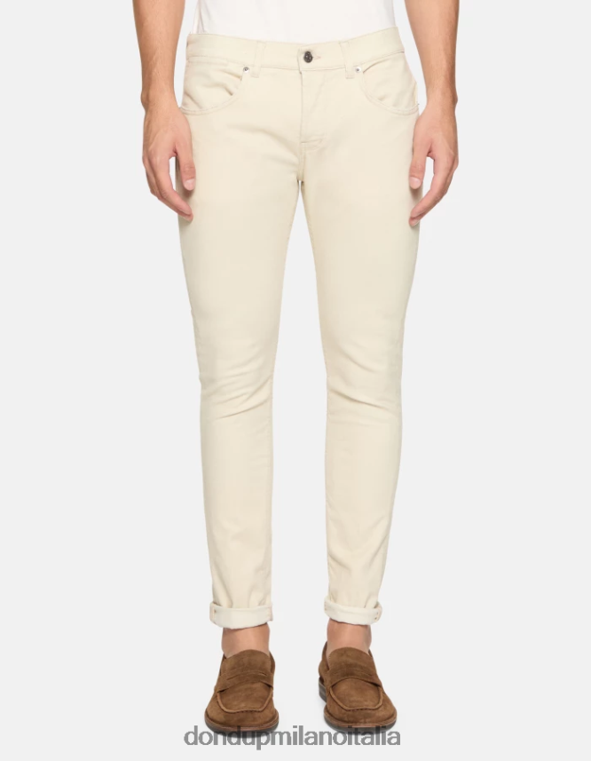 DONDUP hombres pantalones travis slim de algodón vestir burro AZX2Z0578