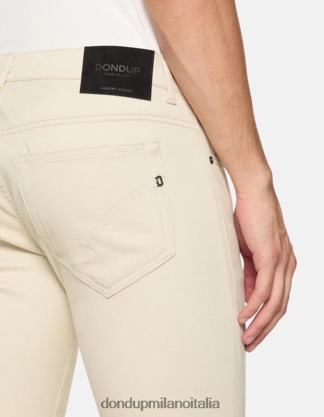 DONDUP hombres pantalones travis slim de algodón vestir burro AZX2Z0578