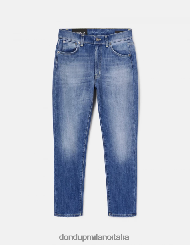 DONDUP mujer Vaqueros Daila slim de denim elástico vestir azul AZX2Z063