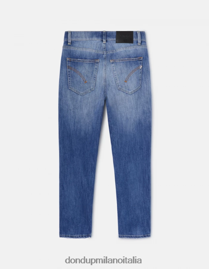 DONDUP mujer Vaqueros Daila slim de denim elástico vestir azul AZX2Z063