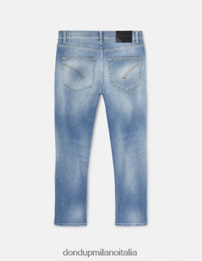 DONDUP mujer Vaqueros Daila slim de denim elástico vestir azul AZX2Z084