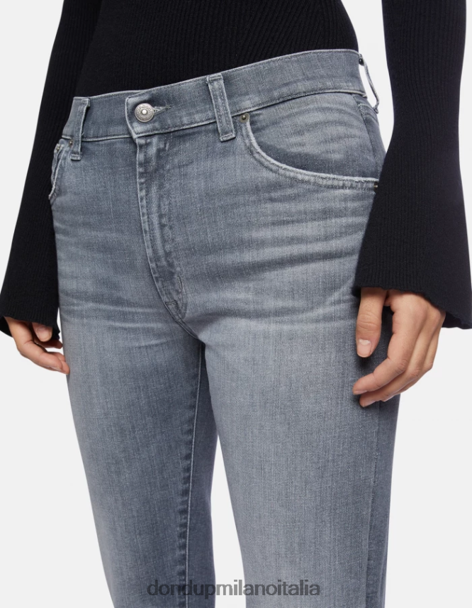 DONDUP mujer Vaqueros Daila slim de denim elástico vestir topo AZX2Z080