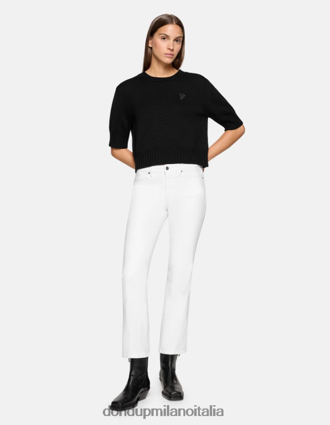 DONDUP mujer Vaqueros bootcut súper ajustados Mandy en denim bull elástico vestir blanco AZX2Z016