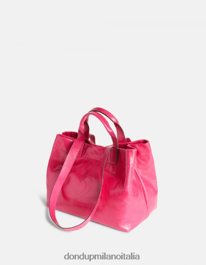 DONDUP mujer bolso shopper de cuero brillante accesorios orquídea AZX2Z0493