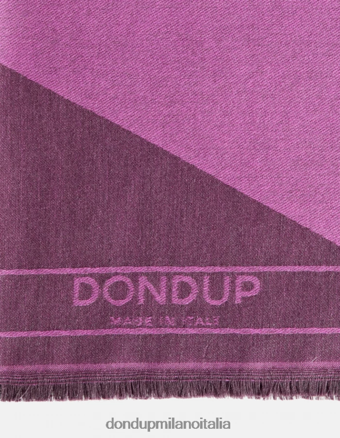 DONDUP mujer bufanda de lana accesorios fucsia y violeta AZX2Z0545