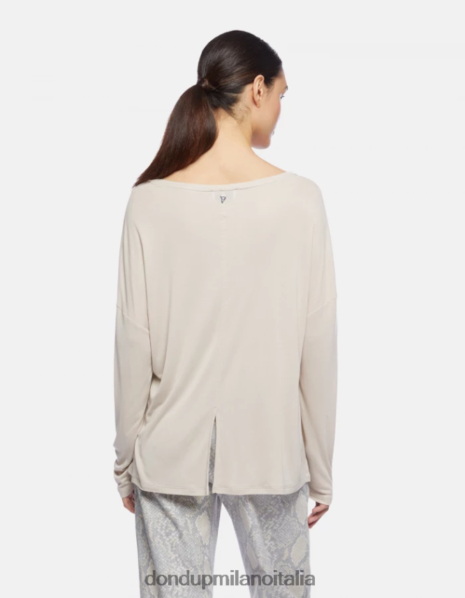 DONDUP mujer camiseta interlock oversize vestir livito AZX2Z0447