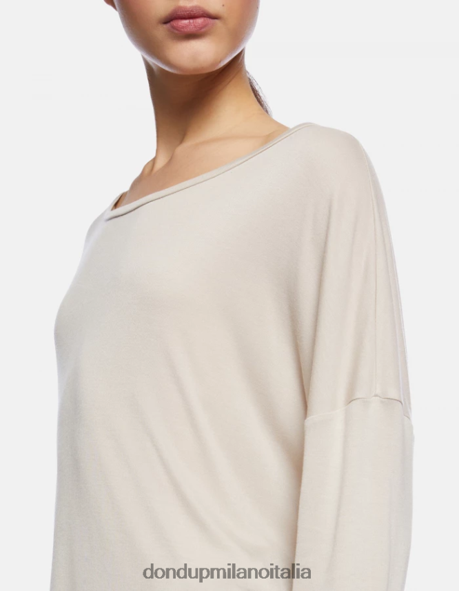 DONDUP mujer camiseta interlock oversize vestir livito AZX2Z0447