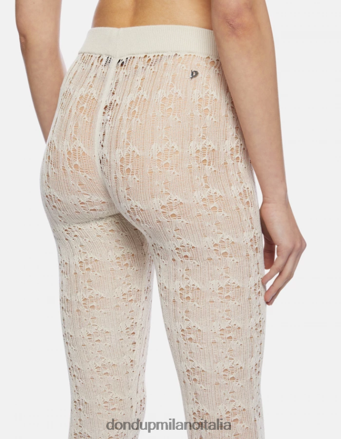 DONDUP mujer pantalones de encaje súper ajustados vestir burro AZX2Z0173