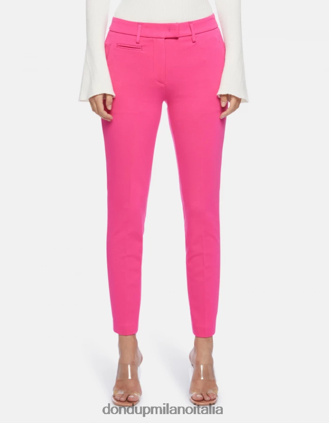 DONDUP mujer pantalones de punto perfectos y ajustados vestir orquídea AZX2Z0126