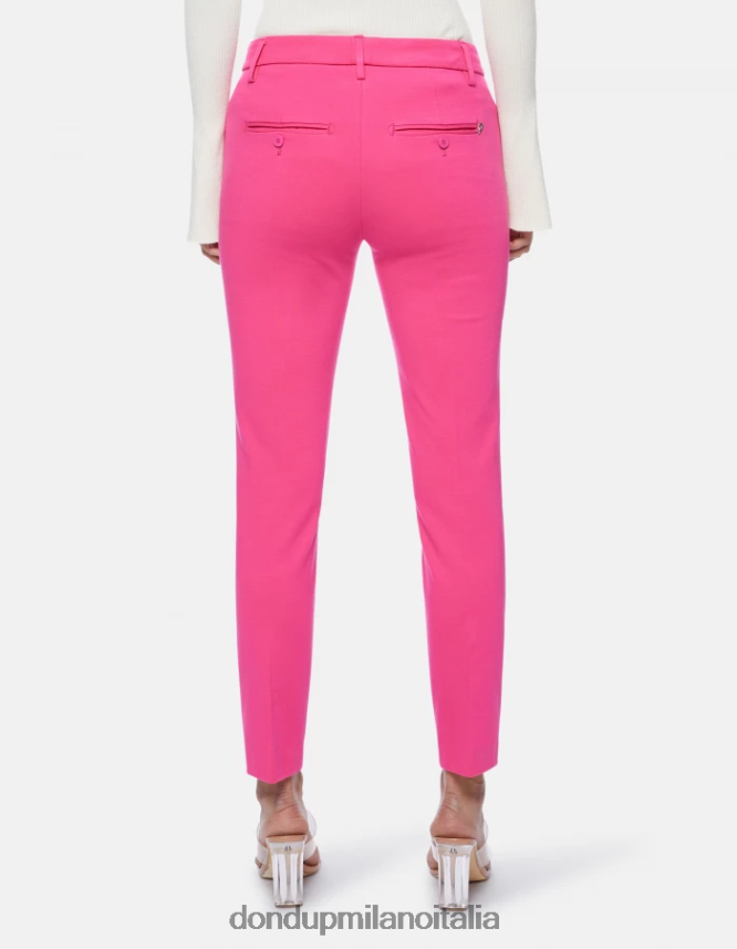 DONDUP mujer pantalones de punto perfectos y ajustados vestir orquídea AZX2Z0126