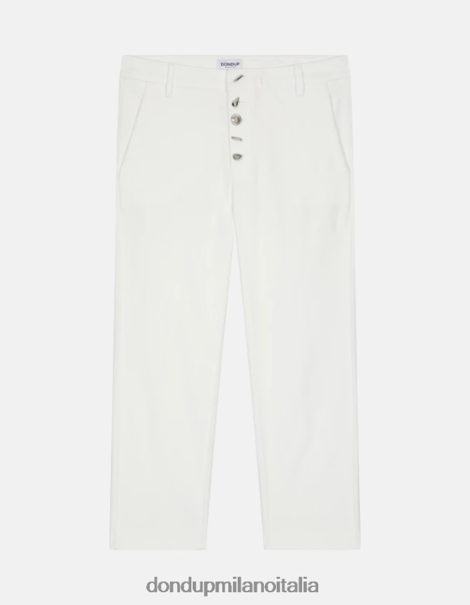 DONDUP mujer pantalones holgados de terciopelo nima vestir burro AZX2Z0135