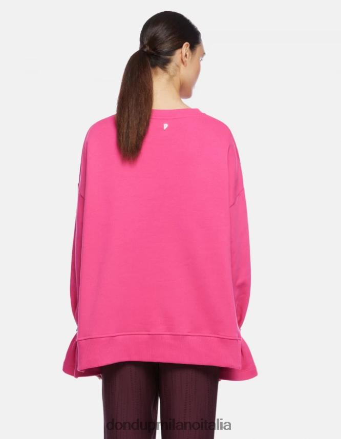 DONDUP mujer sudadera regular fit con cuello redondo vestir orquídea AZX2Z0427