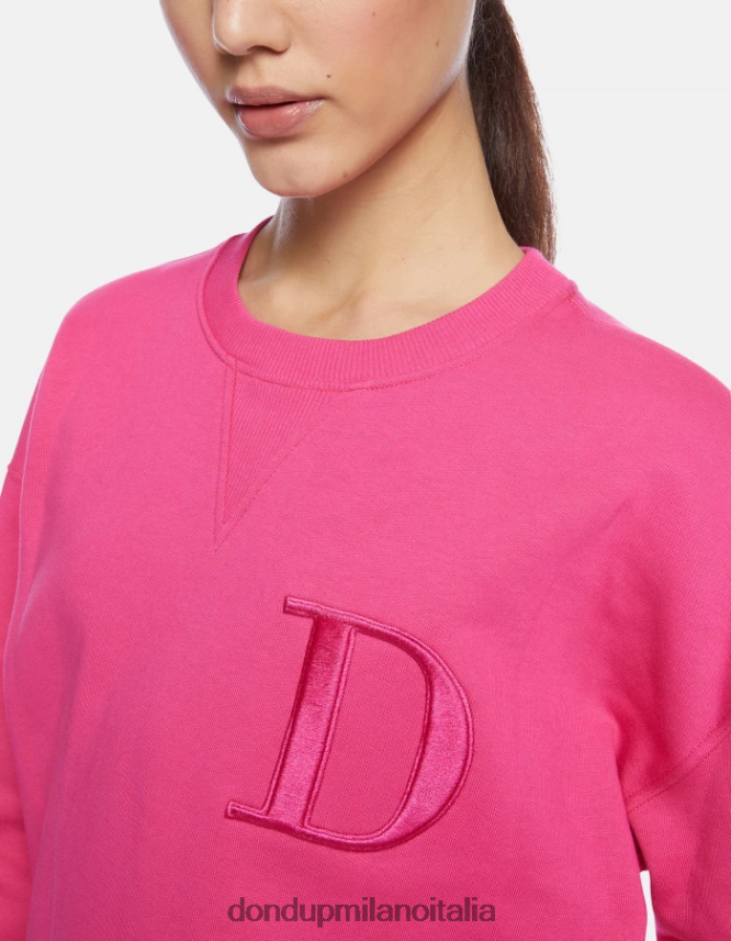 DONDUP mujer sudadera regular fit con cuello redondo vestir orquídea AZX2Z0434